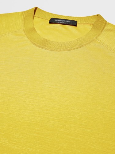 Ermenegildo Zegna High Performance 100% Wool Mens TShirt UZ328 706 G06 IT50M NWT - 第 13/20 張圖片
