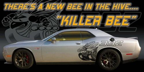 Fits DODGE CHALLENGER 2008-2023 SCAT PACK DECAL SIDE STRIPE BELTLINE 392 HEMI - Picture 1 of 6
