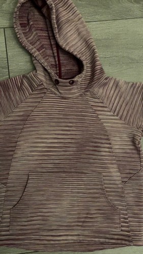 Athleta Girl Hooded Sweatshirt Size Medium 8/10 Warm Lined Front Pocket EUC - Picture 2 of 9