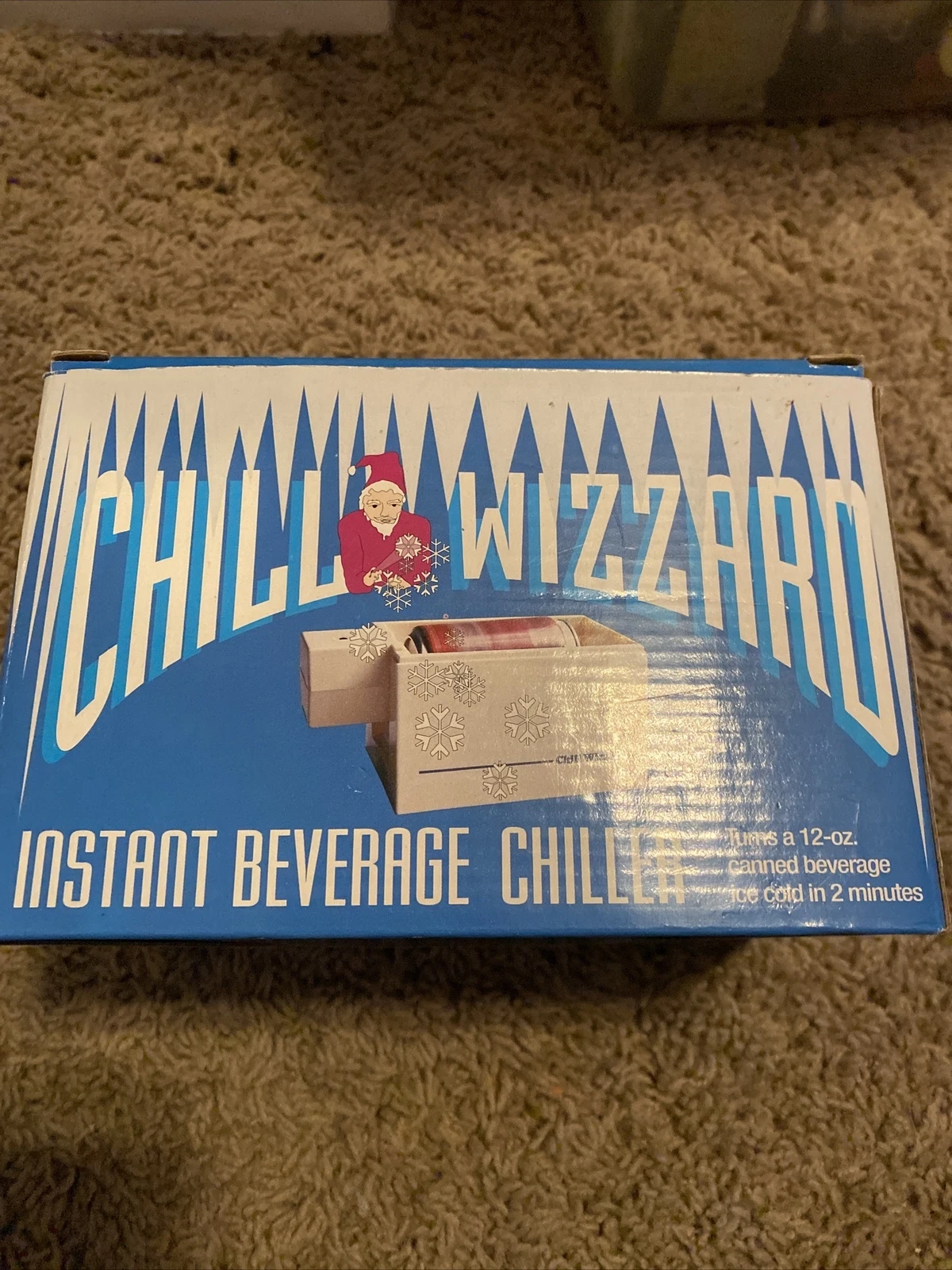 Vintage 1992 Chill Wizzard Instant Beverage Chiller (NEW) T