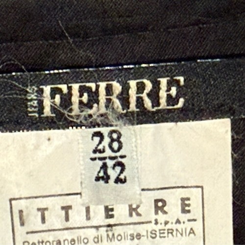Designed by FERRE Jeans Black Bodycon Designers Dress S • Made in Italy - Picture 15 of 16