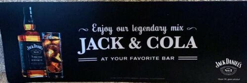 Official Jack Daniels Jack & Cola Bar Runner Brand New - Photo 1/1
