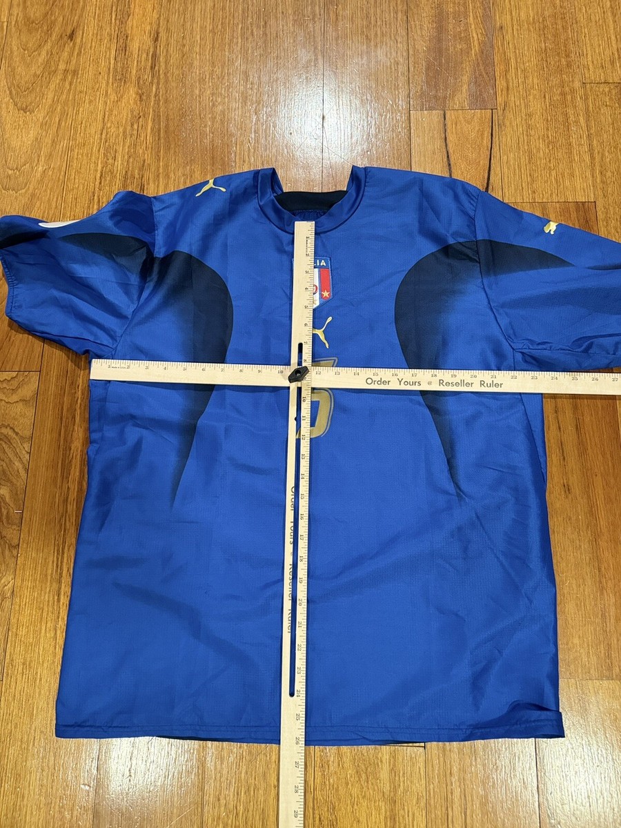 ITALY 2006 HOME SHIRT XL ORIGINAL VINTAGE PUMA FOOTBALL SHIRT