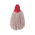 2Work PY Smooth Socket Mop 12oz Red (Pack of 10) 2W04301 - 2W04301