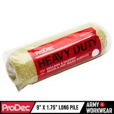 ProDec 9" Inch Heavy Duty Woven Refills Roller Paint Sleeves Emulsion Masonary