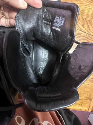 $300 Botas ECCO EXOSTRIKE Hombres Cuero Medio Negras Talla 11 Euro 45 Edición Limitada - Imagen 7 de 7