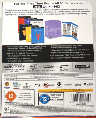 Friends - The Complete Series Collection 4K UHD Boxset -*See Description Before* - Picture 7 of 7