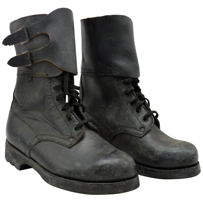 Poland VINTAGE 80s ポーランド軍 ミリタリーブーツ ブラウン Classic Boots Original Polish Army Soviet Era 80s Leather Vintage