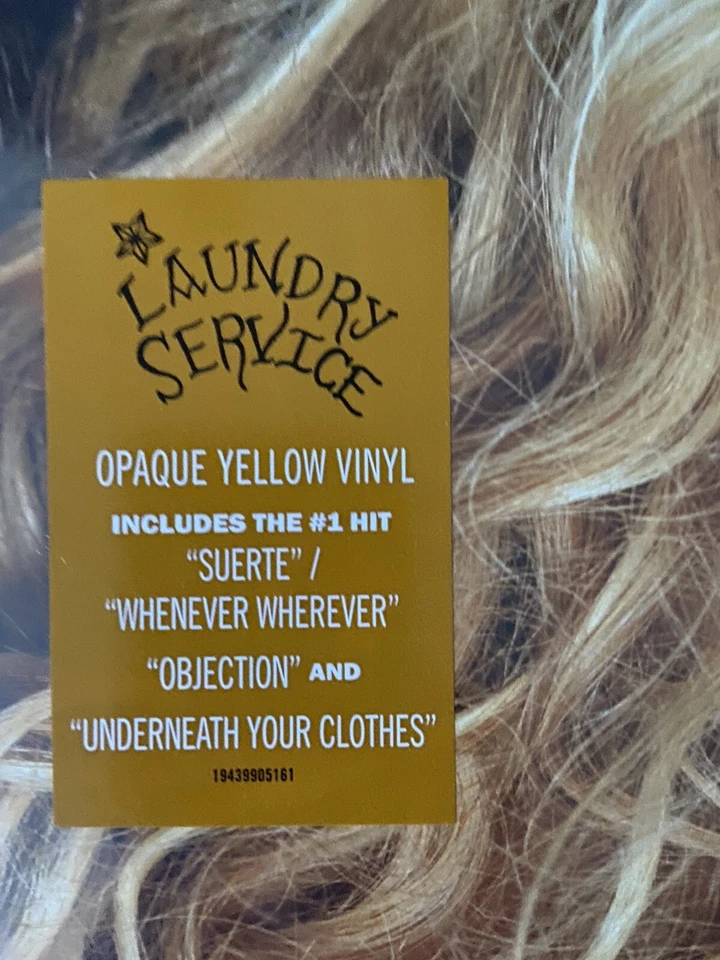 Shakira Laundry Service 2 LP opaque yellow vinyls (double album vinyle jaune)  - Photo 3/4