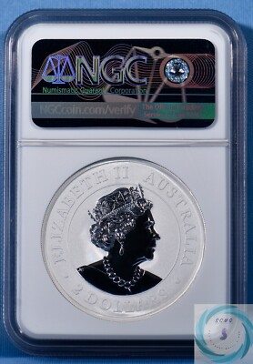 2021-P $2 Australia Silver 2oz Wedge-Tailed Eagle Reverse PF70 UHR