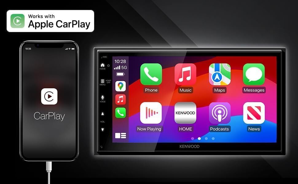 KENWOOD DMX4710S Car Stereo Apple CarPlay & Android Auto +