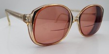 Vintage Rem Marcie Gray Translucent Round Sunglasses Hong Kong FRAMES ONLY