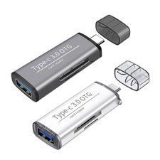 Type C USB 3.0 Flash Disk SD TF Card Reader for Macbook Type C OTG Android Phone