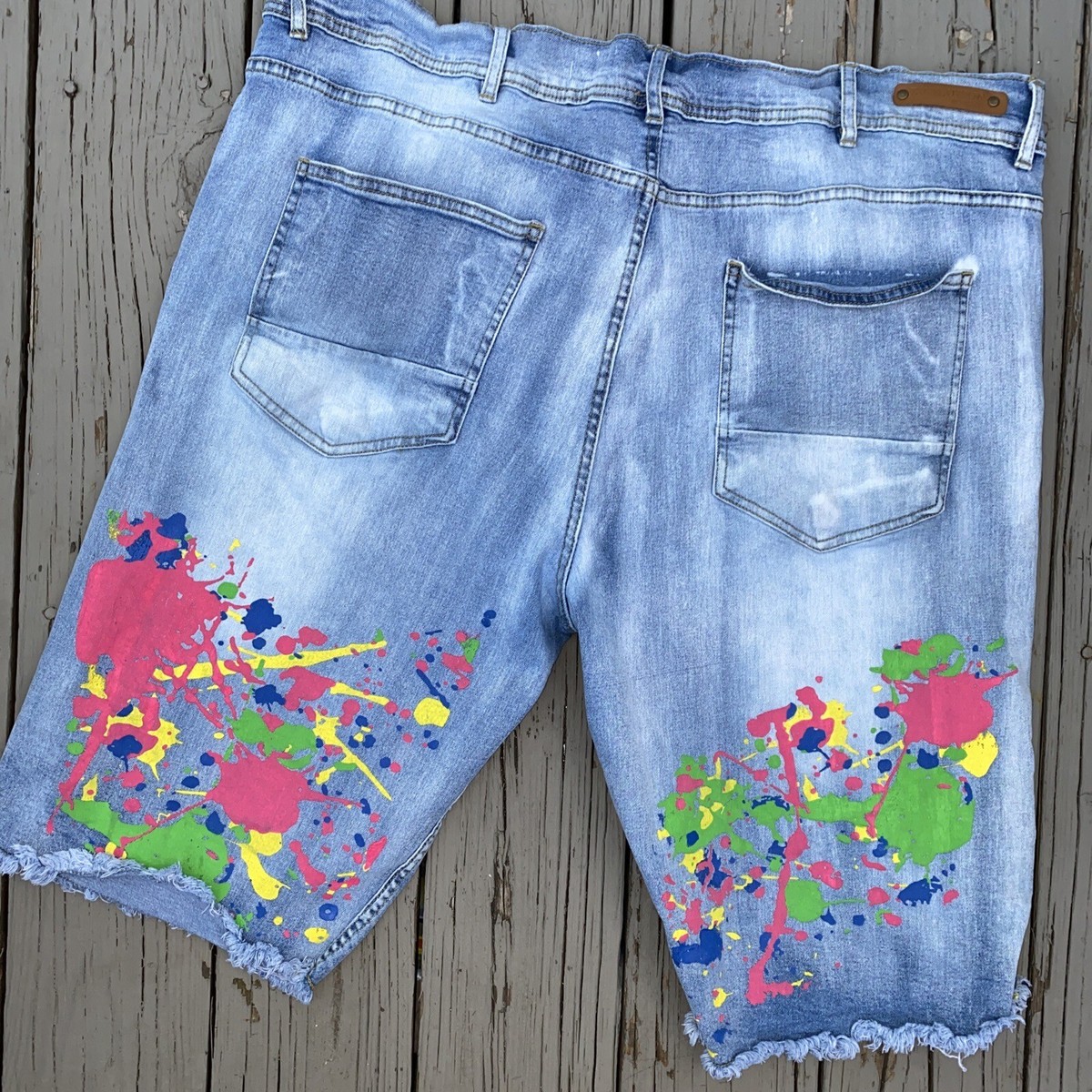 Baggy Shorts Jorts Mens 44 Evolution In Design Stretchy