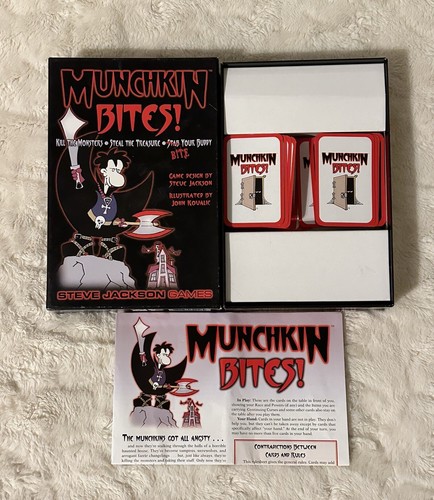 Munchkin Bites! Card Game Steve Jackson Games ABUGames-Orig Dice Not Included - Picture 2 of 3