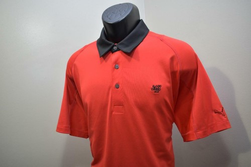 puma golf shirts orange