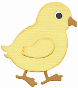 QuicKutz Lifestyle 2" x 2" Cutting Die - Chick