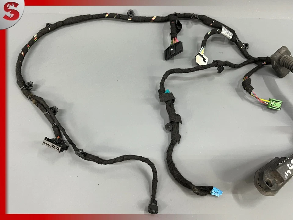 02-08 Arnés de cableado de puerta delantera BMW 745Li 750LI 13318810 OEM Foto 2 de 4