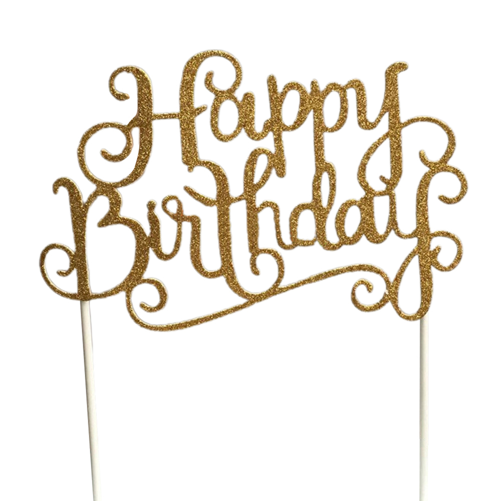 Glowing Cupcake Topper Blessing Letters for Birthday Party Decorations-image