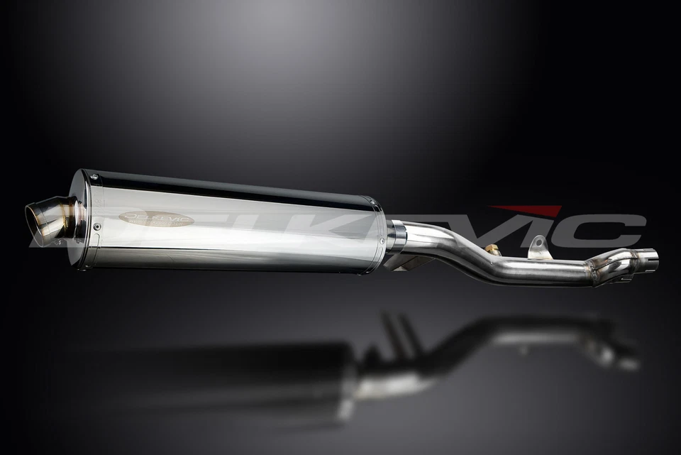 本田 NT700V Deauville 2006 - 2015 一脚蹬 18 英寸椭圆形不锈钢排气消声器套件 — 第 3/4 张图片