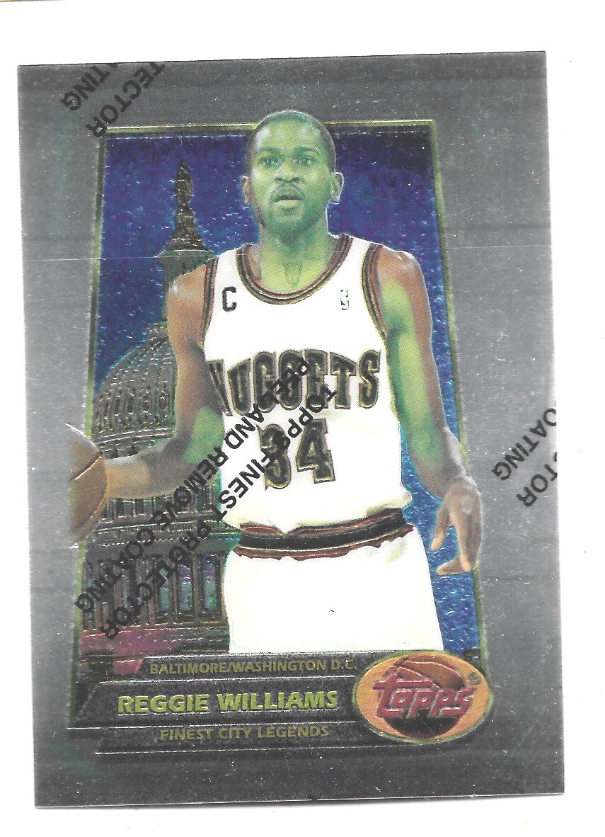 1994-95 Topps Finest Basketball Reggie Williams Nuggets #52 NRMT