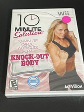 Nintendo Wii 10 Minute Solution 10 Minute Cardio Workouts NEW SEALED! FREE S/H!