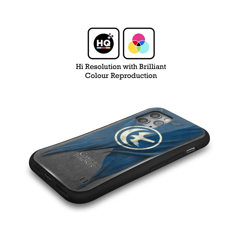 OFFICIAL HBO GAME OF THRONES SIGIL FLAGS HYBRID CASE FOR APPLE iPHONES PHONES - Image 2 of 4
