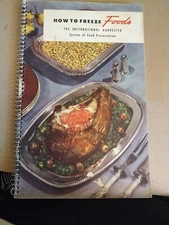 VTG 1947  International Harvester How To Freeze Foods Cookbook/Recipe 