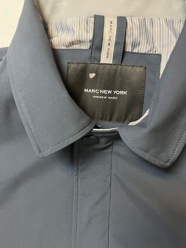 Marc New York Men's Navy Lightweight Jacket Size Large Zipper Close Golf? - Picture 3 of 11