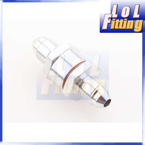 US -3 AN AN3 3AN Male 30 Micron Turbo Oil Feed Filter Fitting Alimunum Silver - Picture 3 of 3