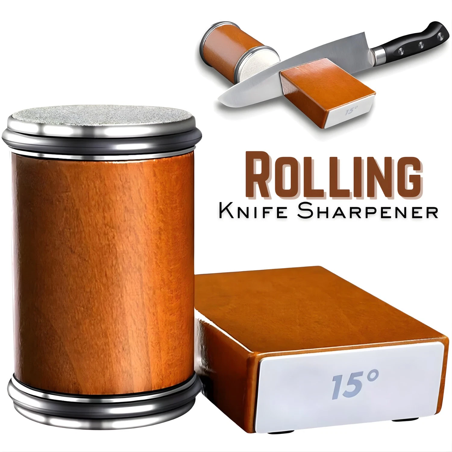 Rolling Knife Sharpener Pro Edge Sharpening Stone Premium Sharpeners Diamond AU
Opens in a new windo