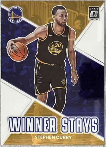 Stephen Curry #18 — 2022 Panini Donruss Optic Winner Stays basketball card