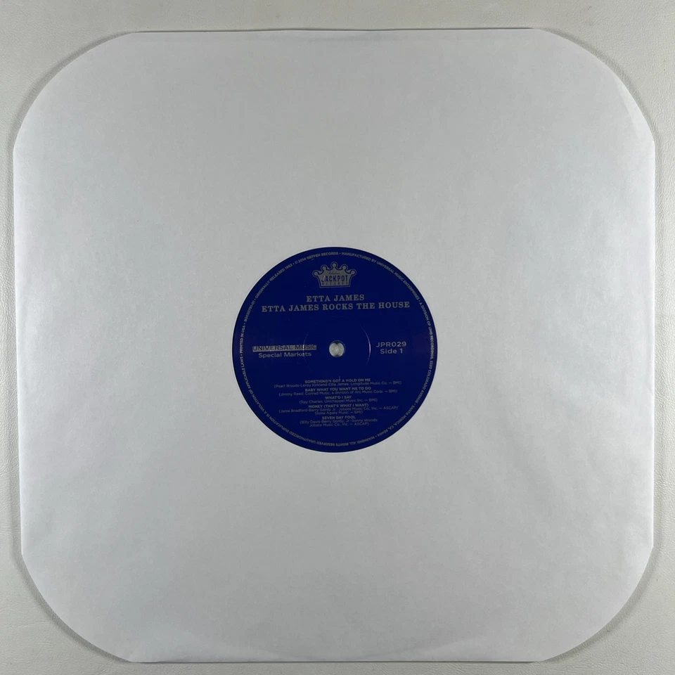 Etta James “Etta James Rocks The House (Live)” LP/Jackpot (EX) 2014 Blue Remast. - Image 3 of 4