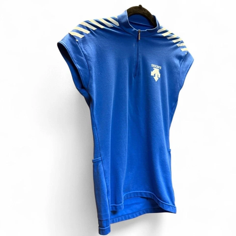 Camiseta de ciclismo vintage para mujer Descente sin mangas talla M -- Hecha en Japón Foto 2 de 4