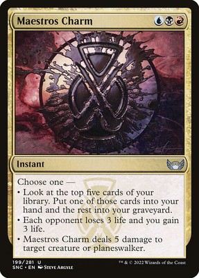 [MTG] Maestros Charm (199) (SNC) NM