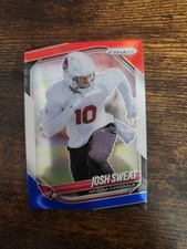 2025 Panini Prizm - Josh Sweat #4 red and blue Prizm