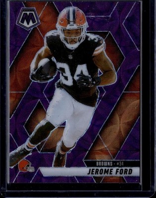 2025 Panini Mosaic #4 Jerome Ford Purple Scope