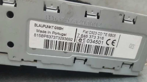 7646373316 Sistema Audio/Radio Cd para FIAT LINEA (110) 2007 1727362 - Imagen 3 de 10