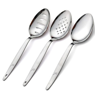 BNAZIND 3-PCS Kunz Spoon | 9 Inch 18/10 Medium 9 Inch, 3 Pack All