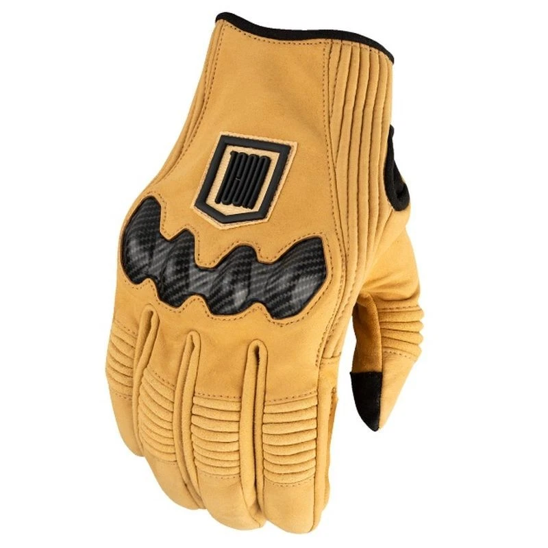 Guantes de montar Icon Long Track CX Street Motorcycle - Elige talla y color Foto 3 de 4