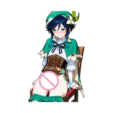 EARLFAMILY 5.1" Femboy Car Sticker VAN Fish Boat Artistic Toolbox Laptop Decal