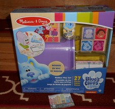 MELISSA  DOUG BLUES CLUES  YOU WOODEN MAILBOX 27 PIECE PLAY SET NICKELODEON