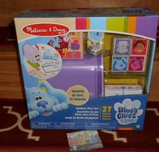 MELISSA & DOUG BLUES CLUES & YOU WOODEN MAILBOX 27 PIECE PLAY SET NICKELODEON