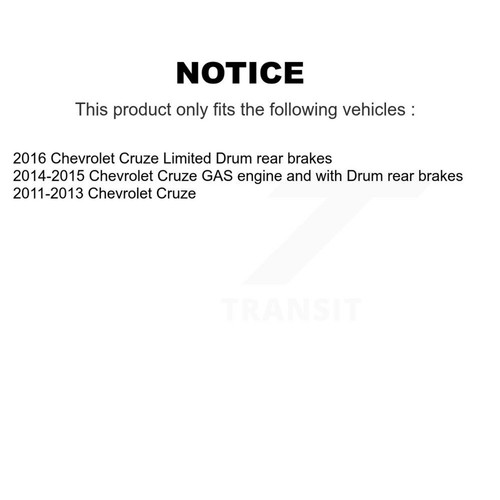 Transit Auto KGC-102089 Brake Disc and Pad Kit Front & Rear for Chevy Chevrolet - Picture 2 of 10