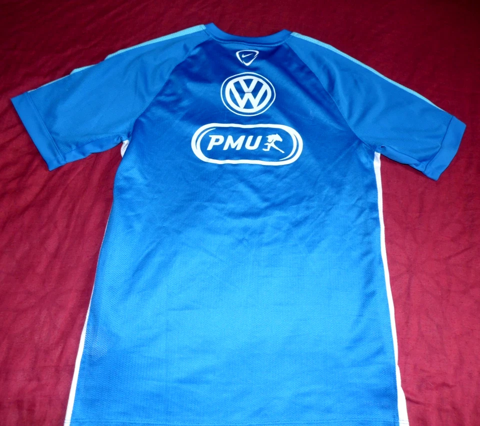 Maillot Football Entrainement De L'Equipe de France Porté Saison 2015/2016 T M - Photo 4/4