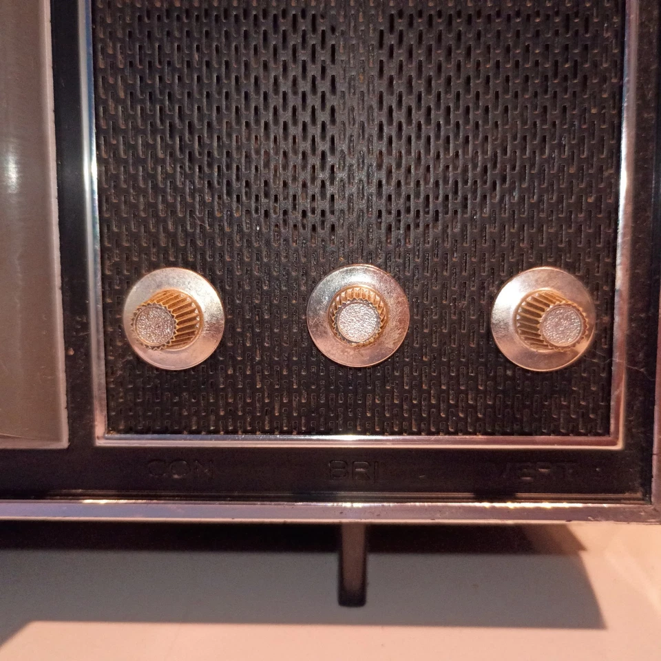 Televisión retro vintage años 50 Admiral TV 9P210 juego instantáneo potencia probada juegos Foto 3 de 4