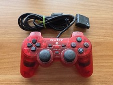 OEM Red Transparent/Clear DualShock 2 PS2 Pla...