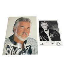 Kenny Rogers Signed Photo Autograph 1987 10th...