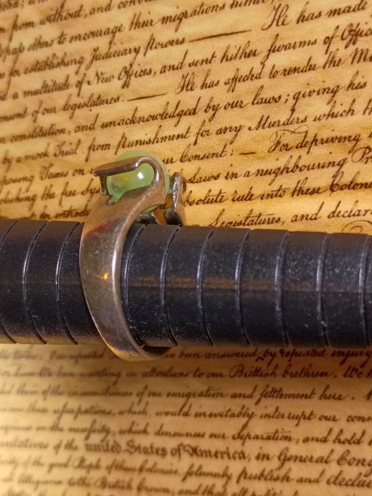 Sterling Silver Ring w/ Interchageable Legend Sto… - image 6