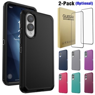 For Samsung Galaxy S25 Edge Heavy Duty Hybrid Phone Case Cover /Screen Protector